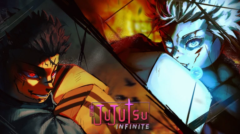 JUJUTSU INFINITE gameplay showing cursed techniques